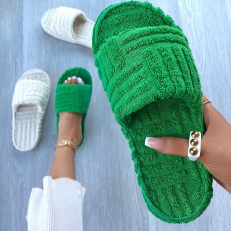 Faux Fur summer slippers 2024