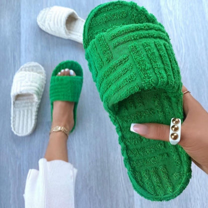 Faux Fur summer slippers 2024