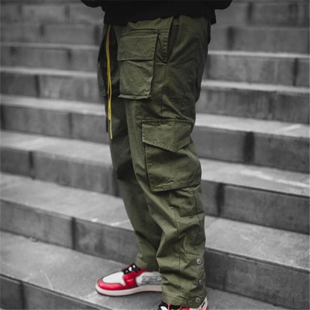 Voguable Cargo Pants Men 2021 Hip Hop Streetwear Jogger Pant FashionTrousers Gyms Fitness Casual Joggers Sweatpants Men Pants